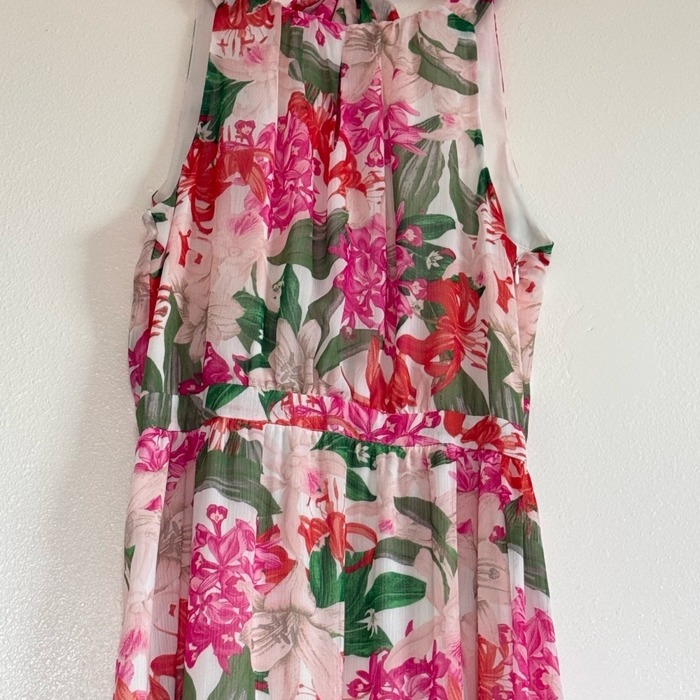Cece Floral Sleeveless Maxi Dress size 12 - Picture 8 of 14